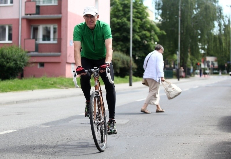 Włodzimierz Kaczorowski w tygodniu przejeżdża ponad 200 km...