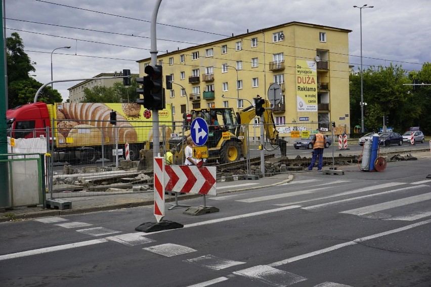 Ul. Grunwaldzka w 2018 miała na skrzyżowaniu z Grochowską...