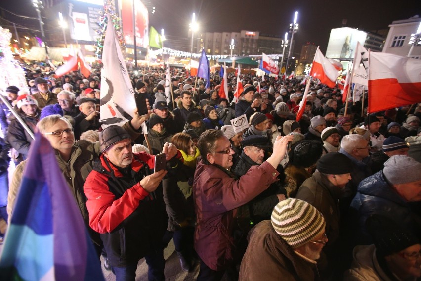 Manifestacja Strajk Obywatelski w Katowicach