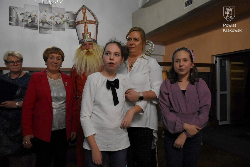 Wigilijne spotkanie u osób niepełnosprawnych w Krzeszowicach