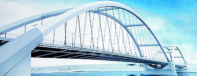 Most połączy ul. Łódzką z Szosą Lubicką. Przeprawa ma liczyć 540 metrów.Projekt konsorcjum firm: Arcadis Profil, Pont-Projekt, Kontrakt oraz Damart
