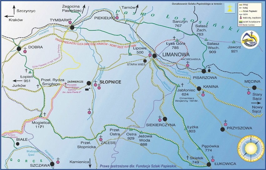 Szlaki Papieskie w Małopolsce (cz. 5). Beskid Wyspowy