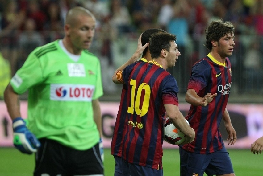 Lechia Gdańsk - FC Barcelona 2:2
Leo Messi w Gdańsku