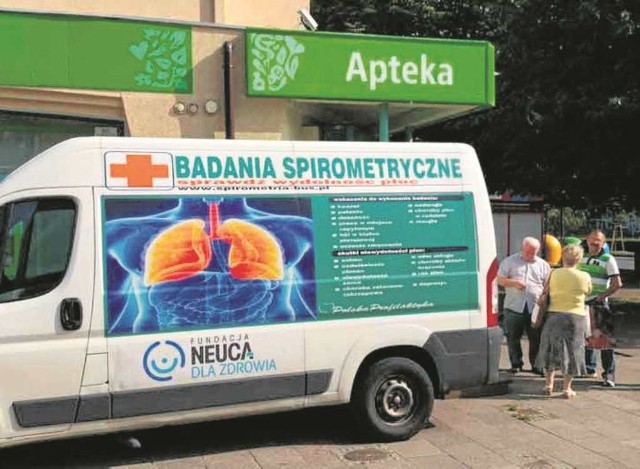 Bus, w którym można będzie zbadać płuca, zatrzyma się w Bieńczycach