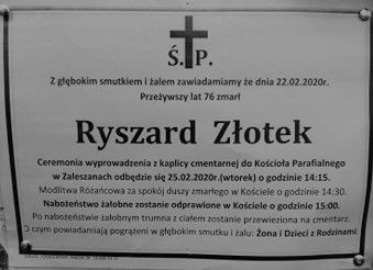 Zmarł Ryszard Złotek, były działacz koszykarskiej Siarki Tarnobrzeg