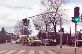 Wypadek w Mysłowicach. Dwa auta zderzyły się na skrzyżowaniu w Brzezince 