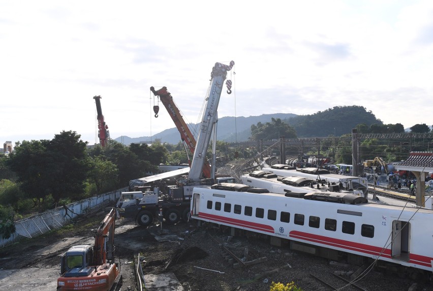 Katastrofa kolejowa na Tajwanie
