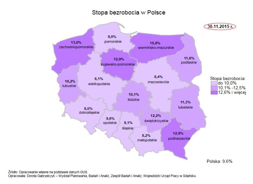 Bezrobocie na Pomorzu. W listopadzie 2015 roku wzrosła liczba bezrobotnych [TOP 10 powiatów z największym bezrobociem na Pomorzu]