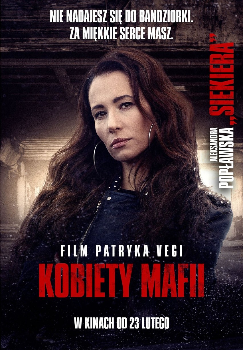 "Kobiety mafii". Mocne hasła na plakatach nowego filmu Patryka Vegi