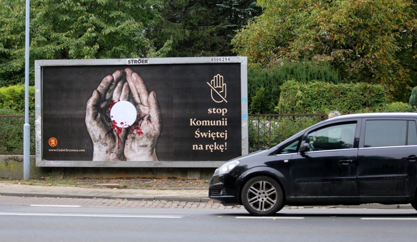Szokujące billboardy pojawiły się w Katowicach