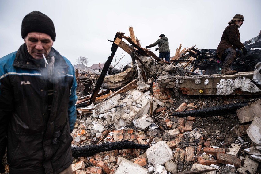 Tak wyglądają Żytomierz i Charków na Ukrainie po rosyjskim ostrzale [ZDJĘCIA Z WOJNY]
