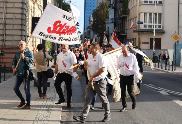 Uroczystości obchodów rocznicy podpisania Porozumień Sierpniowych w Łodzi