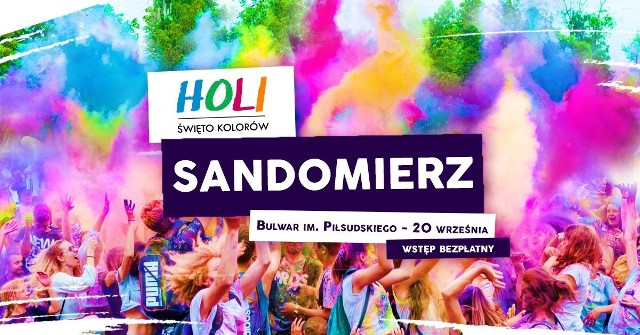 Holi Święto Kolorów Największa w Polsce trasa koncertowa zawita już w niedzielę, 20 września do Sandomierza