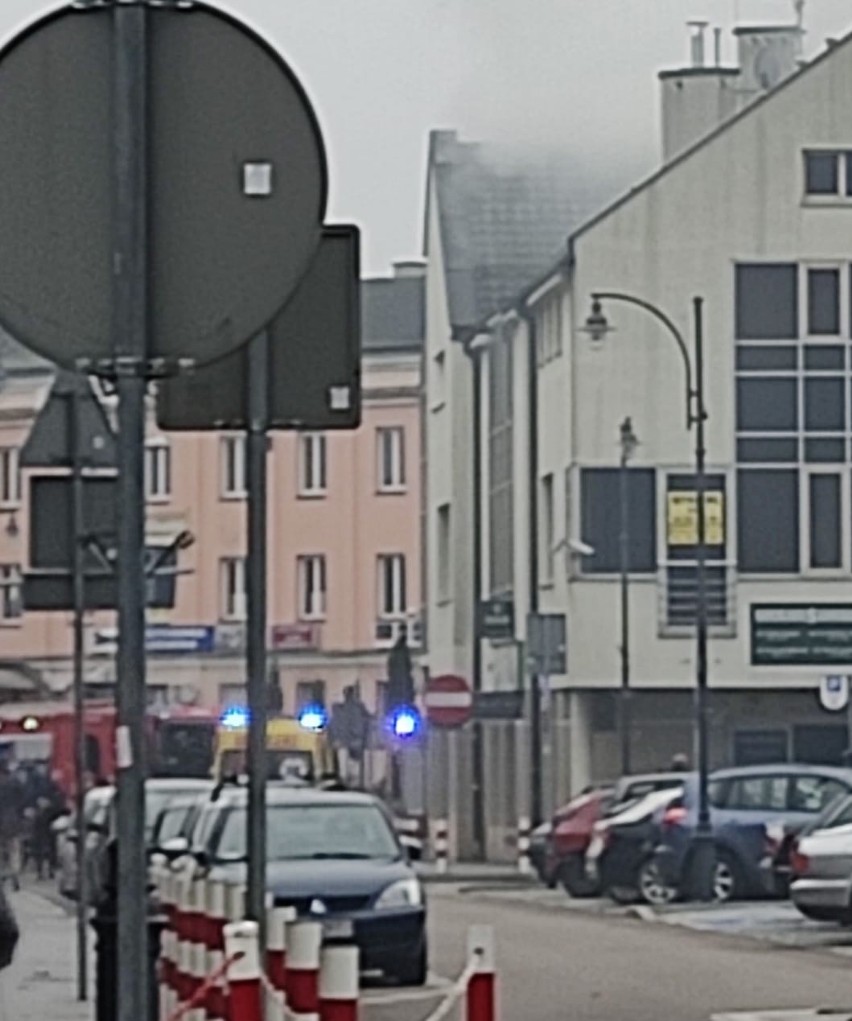Pożar przy ulicy Malmeda