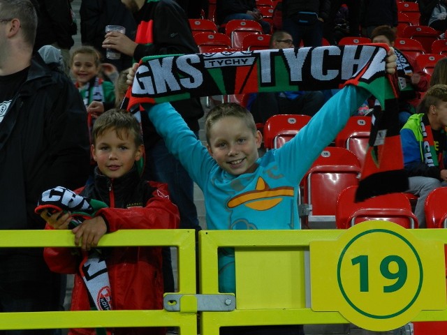 Kibice na meczu GKS Tychy - Gryf Wejherowo 1:0