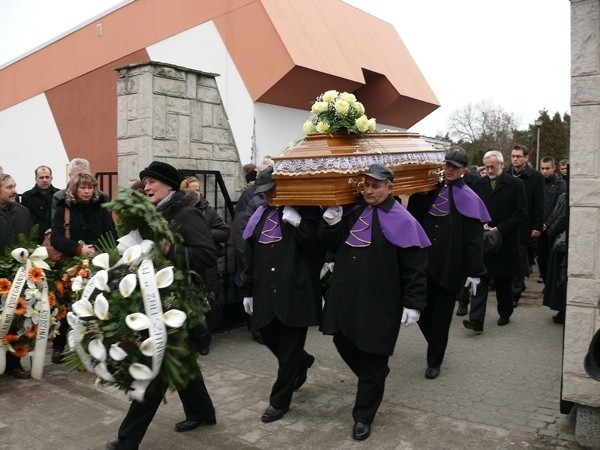 Pogrzeb dr Janiny Karaś.