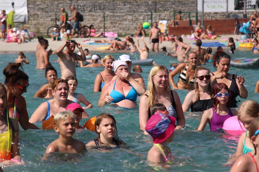 Aqua aerobik i inne atrakcje Kąpieliska Leśnego w Gliwicach ZDJĘCIA