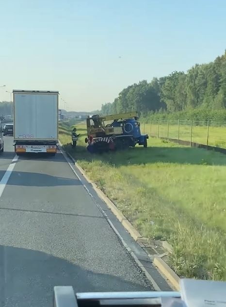 Wypadek na autostradzie A1