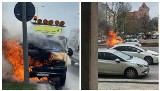 Jeden dzień, dwa pożary aut w Poznaniu. Sprawami zajmie się biegły. Doszło do podpalenia czy samozapłonu?