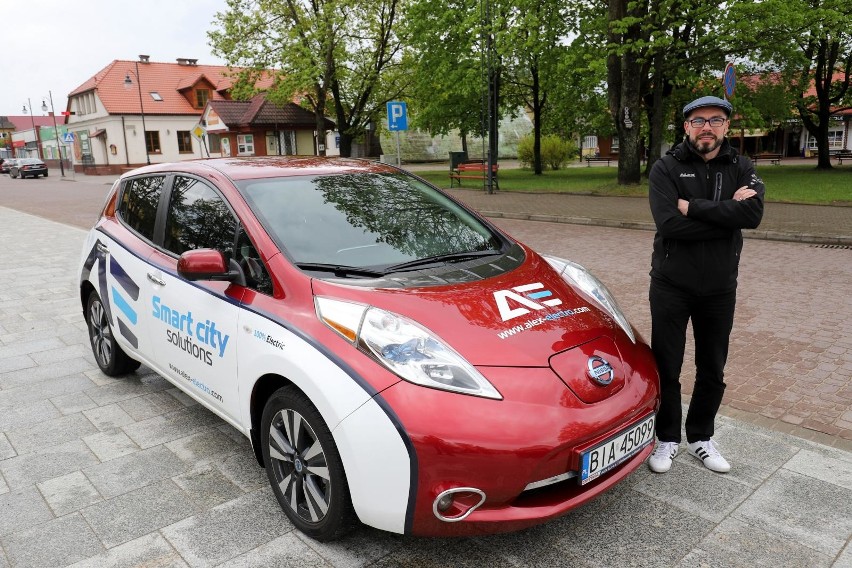 Taki elektryczny samochód, prezentowany przez Sebastiana...