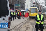 Szczecin. Śmiertelne potrącenie, mężczyzna wpadł pod tramwaj przy placu Rodła