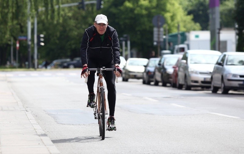 Włodzimierz Kaczorowski w tygodniu przejeżdża ponad 200 km...