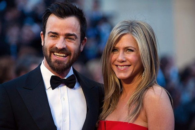 Justin Theroux i Jennifer Aniston (fot. PictureLux)