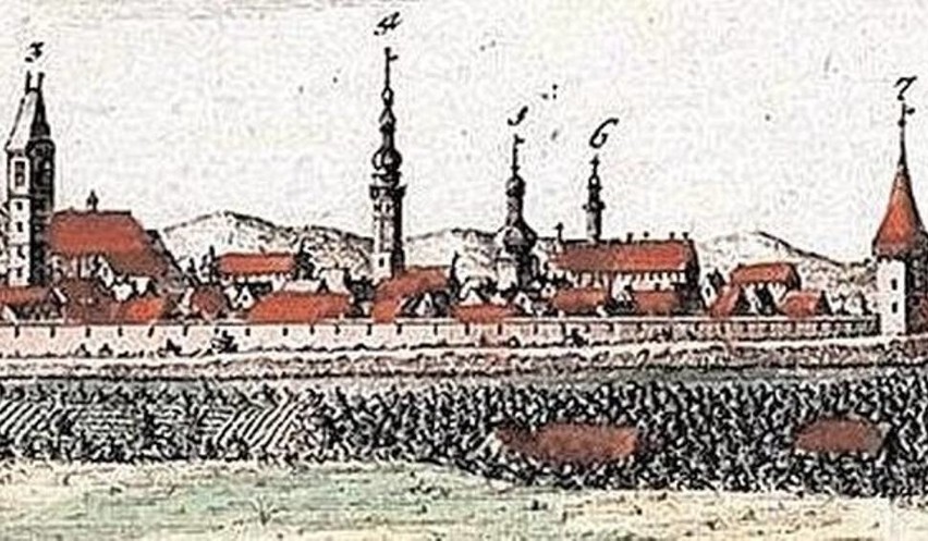 Średniowieczna panorama Koźla w którym Mikołaj spędził swoją...