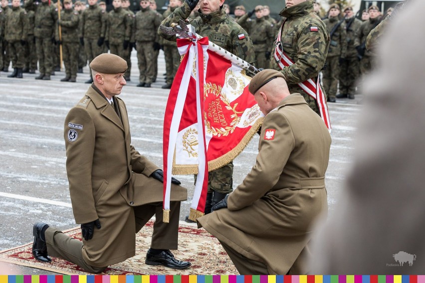 Bialystok. Podlascy terytorialsi mają nowego dowódcę. Ostatnia w tym roku przysięga ochotników (zdjęcia)