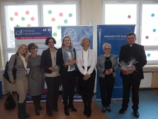 Uroczyste podpisanie umowy o współpracy z UŚ w siedzibie Katolickich Szkół SPSK w Dąbrowie Górniczej