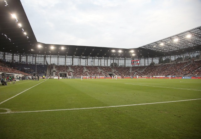 Stadion im. Floriana Krygiera w Szczecinie.