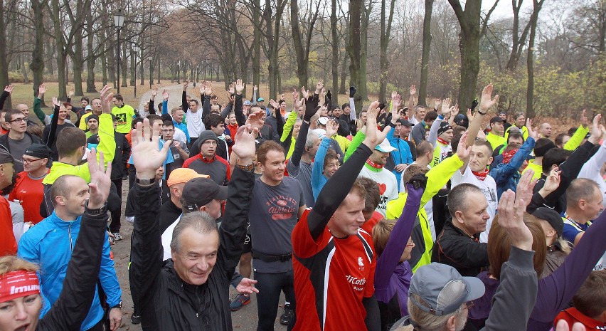 Parkrun Łódź z 2 listopada 2013. Bieg ze złotym medalistą w maratonie [ZDJĘCIA+FILM]