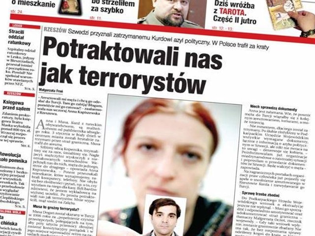 Kurd z pochodzenia, który w Szwecji dostał azyl polityczny, to zdaniem władz tureckich groźny terrorysta