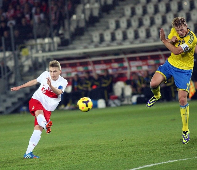 U 21 Eliminacje Mlodziezowych Mistrzostw Europy 2015   Polska-Szwecja  2:0