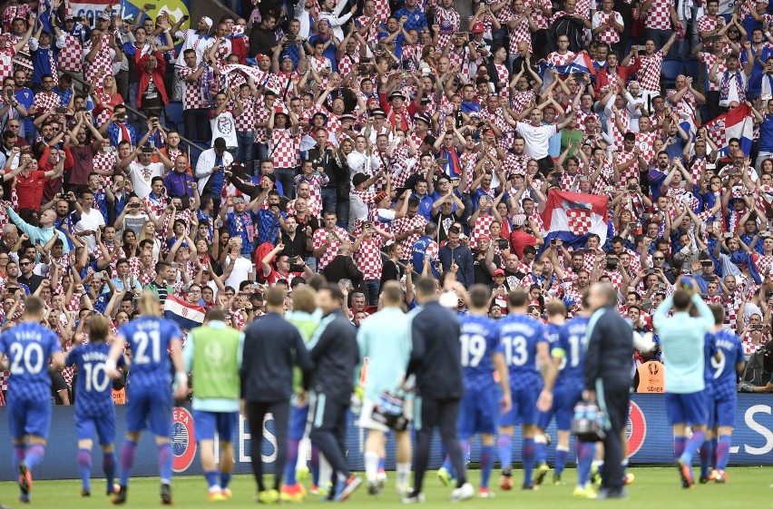 Euro 2016: mecz Czechy - Chorwacja 17.06.2016
