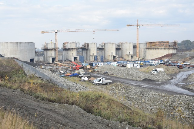 Budowa zbiornika Racibórz Dolny ukończona jest w 53 proc.