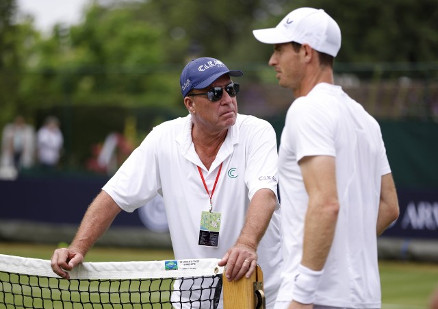 Ivan Lendl (od lewej) i Andy Murray