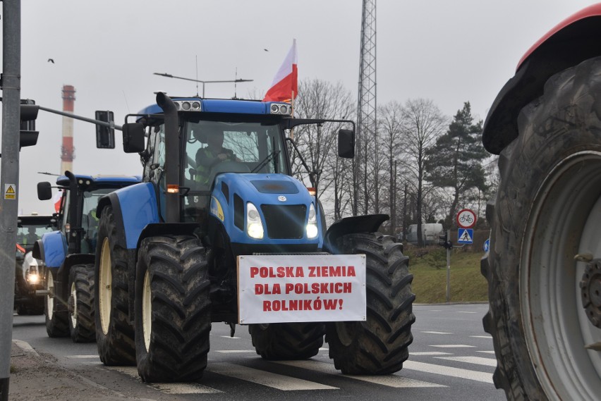Pierwszy protest rolników odbył się 9 lutego. Przez Tarnów...