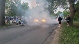Ryk silników i palenie gumy dla zmarłych przed 3 laty motocyklistów ZDJĘCIA