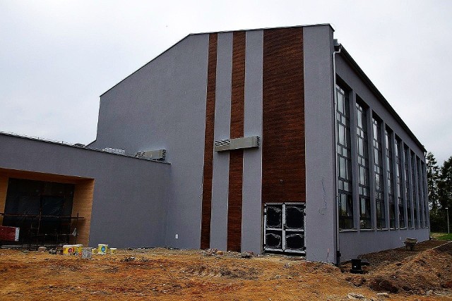 Sala gimnastyczna w Gadce, w gminie Mirzec, jest na półmetku prac. Więcej na kolejnych zdjęciach