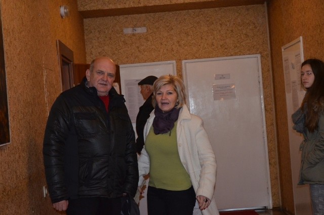 Wybory w powiecie tucholskimSwój głos przyszedł oddać Wiesław Szołtun z małżonką.