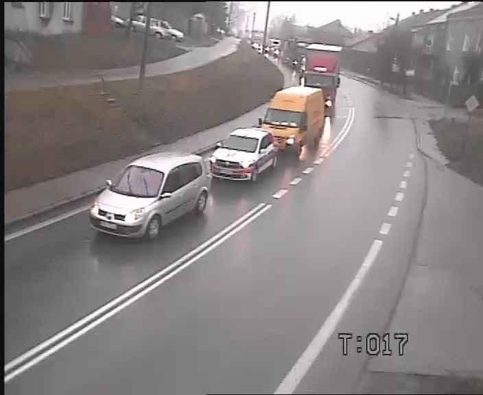 Wypadek na drodze krajowej nr 7 w Słomnikach