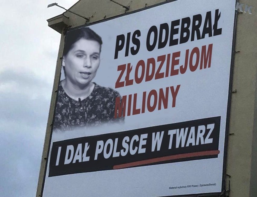 Zaczęło się od plakatów „PiS wziął miliony”. Partia rządząca...