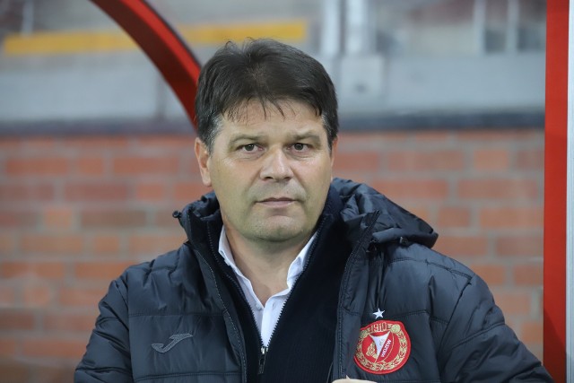 Trener Widzewa Radosław Mroczkowski