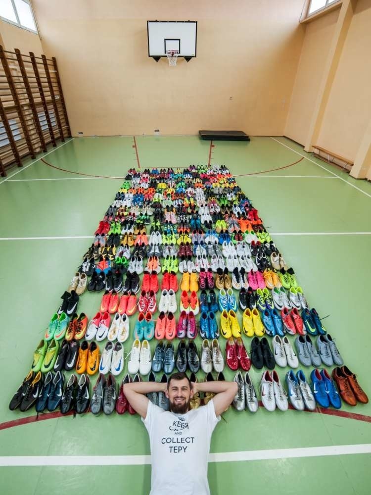 Maciej Zakrzewski w swojej kolekcji ma około 260 par butów...