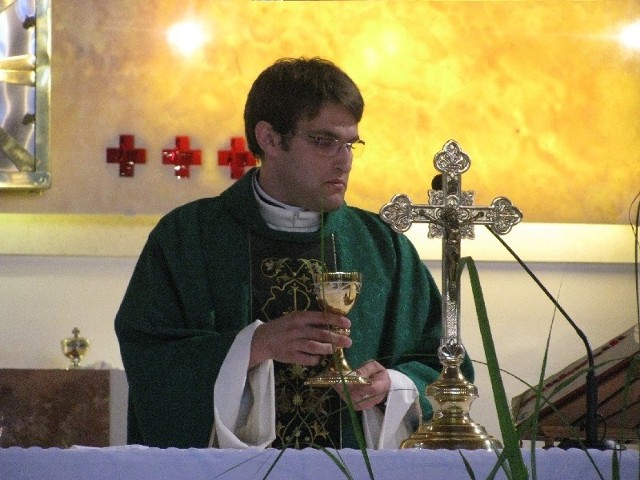Ks. Marcin Michalak odprawił liturgię