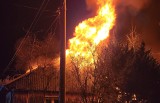 Pożar domu w Rudniku nad Sanem. Mieszkający w nim mężczyzna zdołał uciec przed żywiołem (ZDJĘCIA)