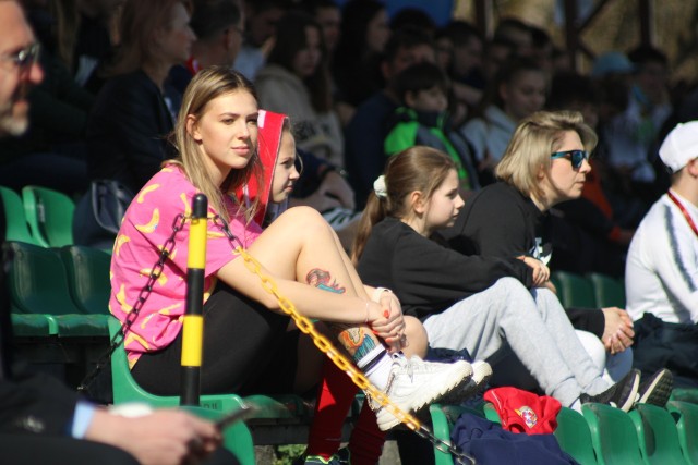 Polska - Chorwacja, publiczność na stadionie Garbarni