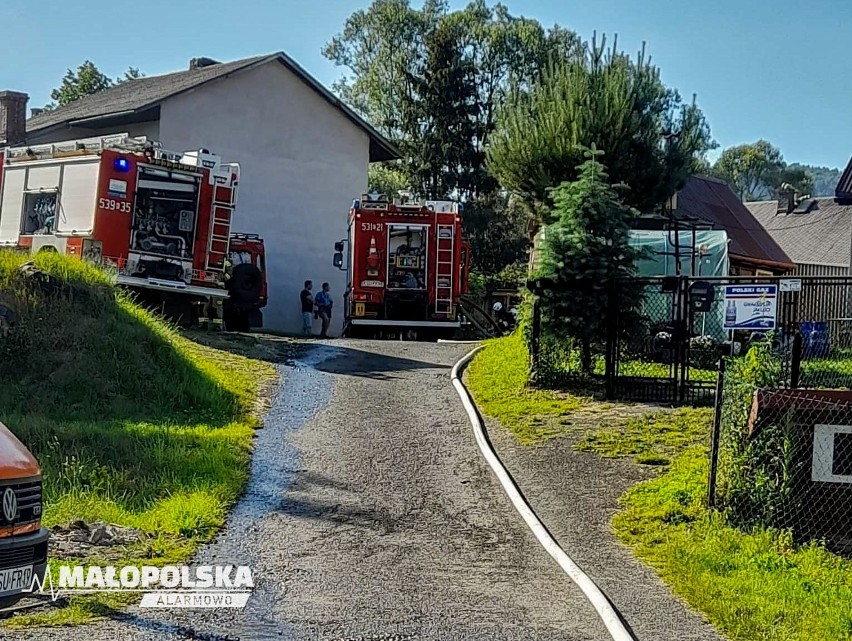 Stryszawa. Pożar budynku. Śmierć jednej osoby                            