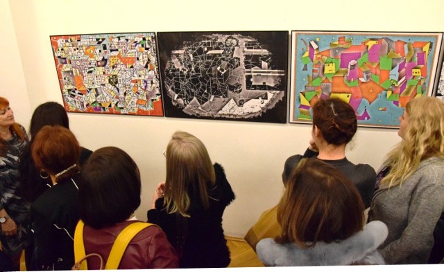 Niezwykłe obrazy graficzne bielszczanina Lecha Kotwicza można oglądać w sali wystawowej Domu Kultury Włókniarzy w Bielsku-Białej